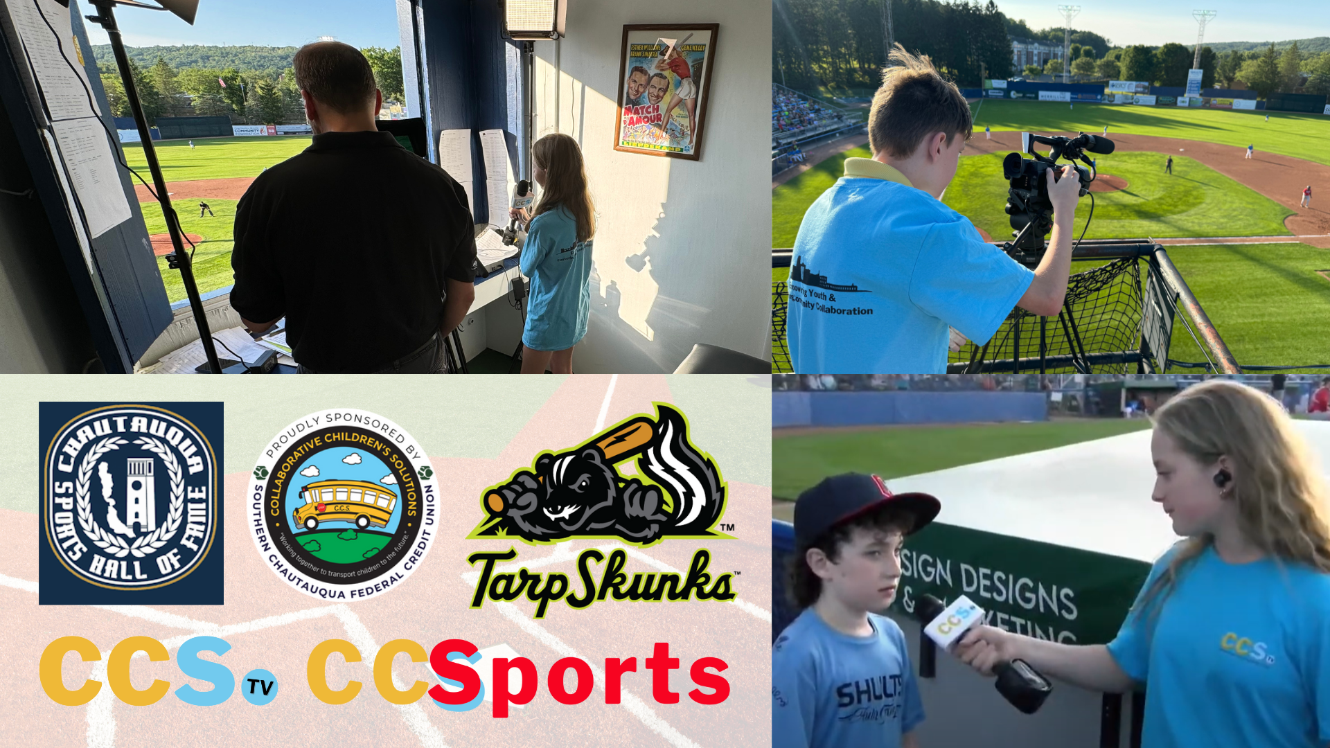 You are currently viewing CCS-TV Partners with Chautauqua Sports Hall of Fame to Broadcast Tarp Skunks Baseball